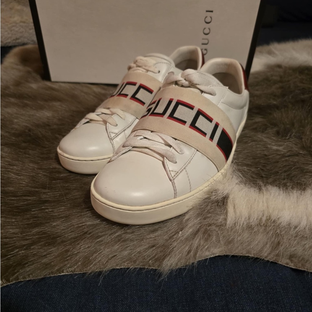 Gucci ace striped sneakers